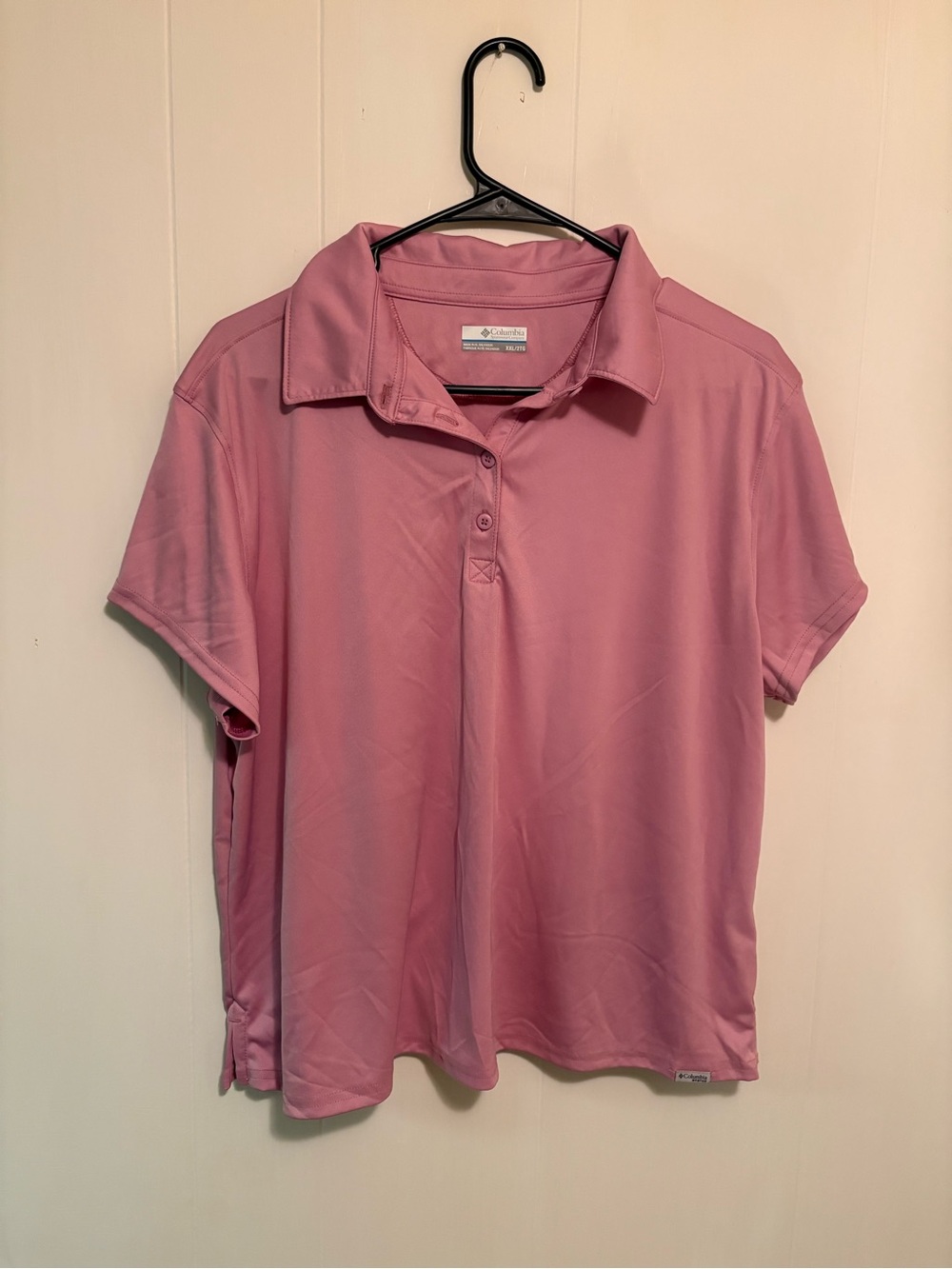 Columbia Women’s Rose Pink Short Sleeve Polo